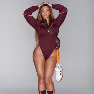 Adidas x Ivy Park Long Sleeve Bodysuit - Maroon